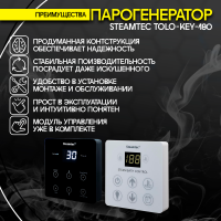 Парогенератор Steamtec TOLO KEY 180 - 18 кВт бюджетная серия