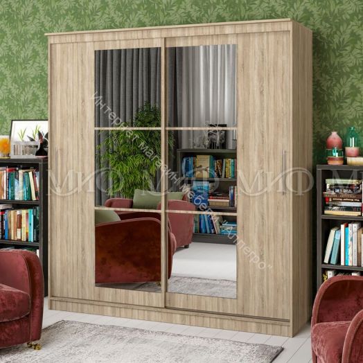 Шкаф-купе Элегант №3 1,5 м Сонома