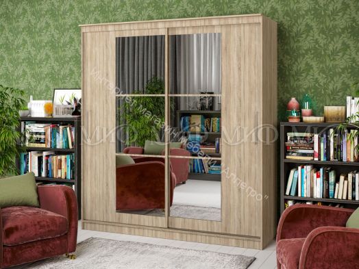 Шкаф-купе Элегант №3 1,5 м Сонома