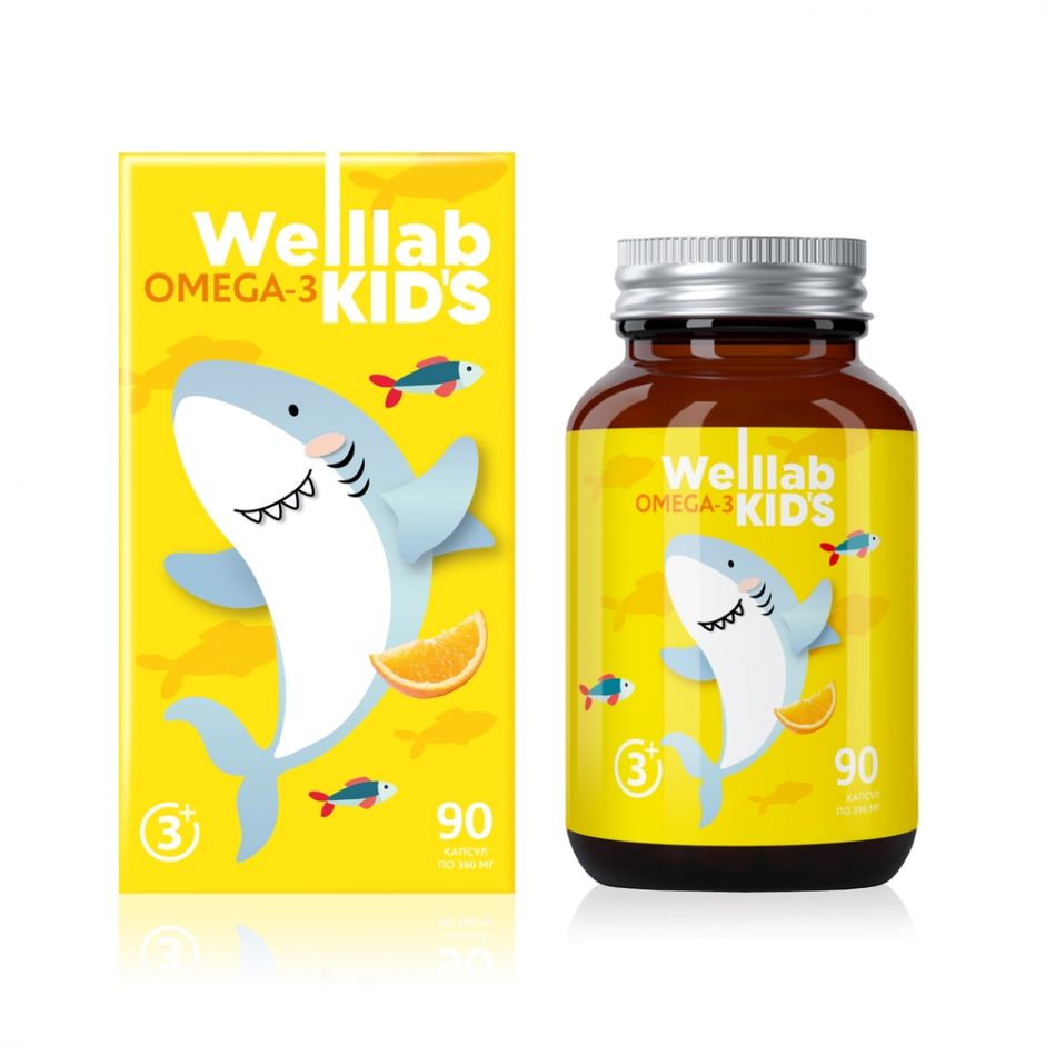 Омега-3 для детей WELLLAB KIDS OMEGA-3