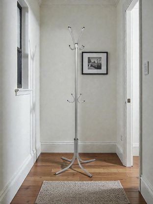 Вешалка-стойка 67х67х195 см, Модуль, сталь, Стойка, 692, серебро