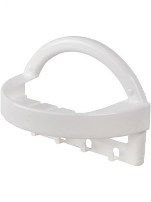 Полка универсальная, пластик, 1 секция, 27.4х14х19.5 см, белая, Berossi, АС 24601000