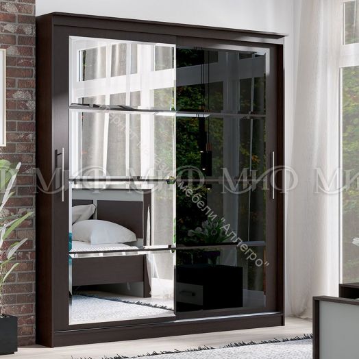 Шкаф-купе Элегант №7 2,0 м Венге