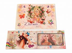 ДИЗАЙНЕРСКИЙ БУКЛЕТ - Для Тебя. 8 Марта, День Рождения. Для денег, записки, подарка Oz Msh