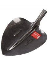 Лопата рельсовая сталь, 1.3х300х350х470 мм, 3 ребра жесткости