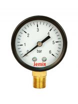 Манометр для насоса, диаметр 50 мм, боковой, 6 бар, Jemix, XPS-R