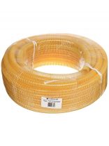 Шланг напорно-всасывающий, ПВХ, диаметр 25 мм, 10 бар, желтый, Tuboflex, Лайт, 30 м