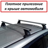 Багажник на крышу Suzuki Vitara 2015-..., Lux, аэродинамические дуги (53 мм)