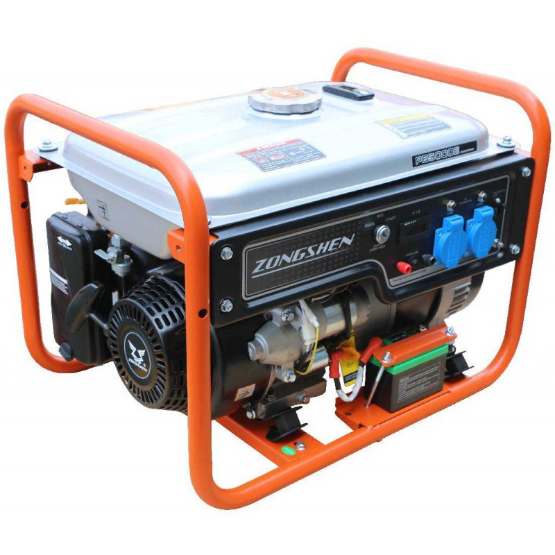 Бензиновый генератор ZONGSHEN PB 5000 E