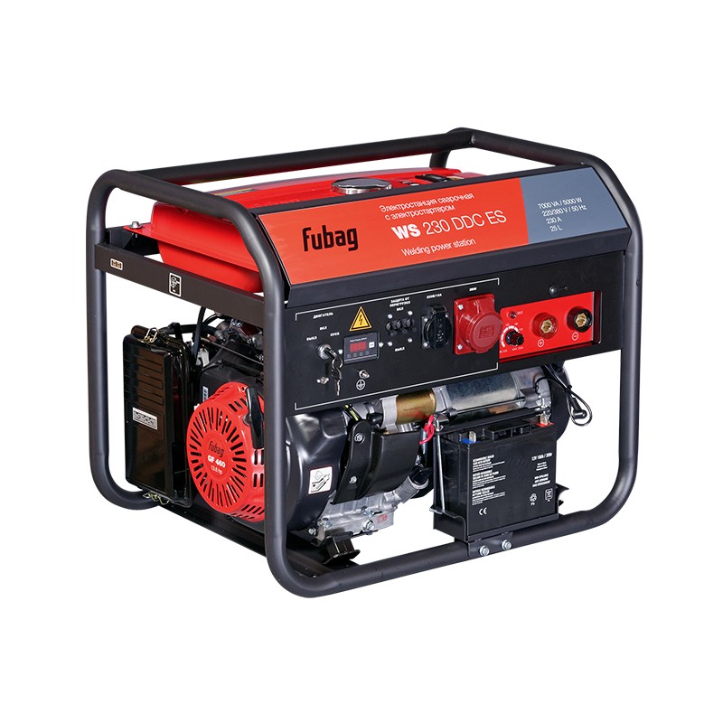 Электростанция сварочная FUBAG WS 230 DDC ES бензиновая