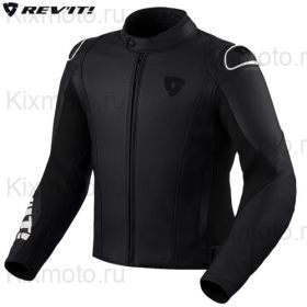 Мотокуртка Revit Quadratic, чёрно-белая