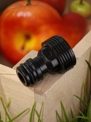 Штуцер на кран 3/4", быстросъемный, внешняя резьба, Grandy, JS-343