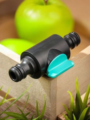 Соединитель-переключатель быстросъемный, двухсторонний, со стопором, для шланга, Kalipso, DY8046