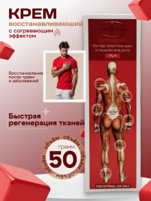 Мазь обезболивающая для суставов и мышц быстрый эффект (Rapid Relief Cream Aichun Beauty) 50 г