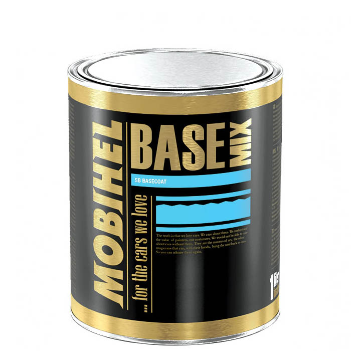 Mobihel база M308 Автоэмаль базовая, цвет зелено-жёлтый, объем 1л.
