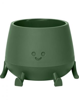 Кашпо пластик, 0.6 л, 11.1х11.1х8.8 см, универсальное, теплая хвоя, La Decoro, Мистер Грин, КШ-1847