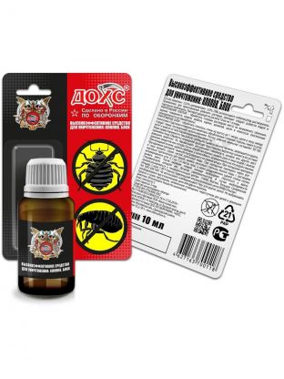 Инсектицид от клопов, блох, 10 мл, Дохс