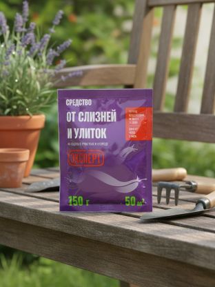 Инсектицид от слизней и улиток, 150 г, Эксперт