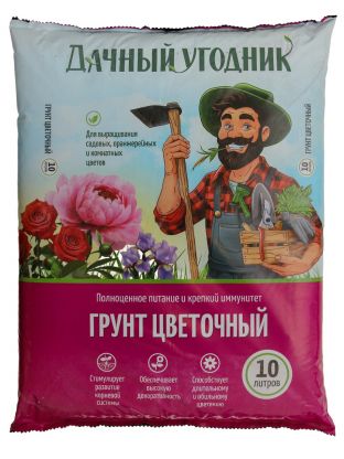 Грунт Дачный угодник, цветочный, 10 л, Peter Peat