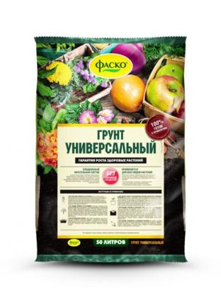 Грунт универсальный, 50 л, Фаско