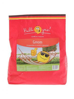 Семена Газон, Gnom Gras, 1 кг, мешок, ГазонCity