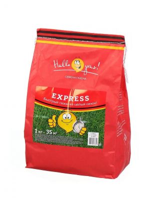 Семена Газон, Express, 1 кг, пакет, ГазонCity