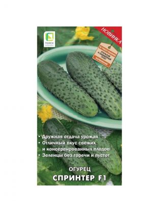 Семена Огурец, Спринтер F1, цветная упаковка, Поиск