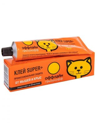 Родентицид Грызунофф Оффлайн, от грызунов, в тубе, клей, 135 г