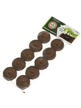 Таблетка торфяная 10 шт, 36 мм, Скорая помощь