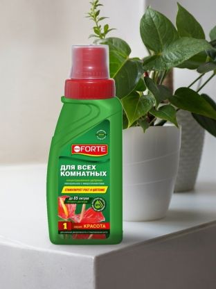 Удобрение Красота, для комнатных растений, минеральное, жидкость, 285 мл, Bona Forte