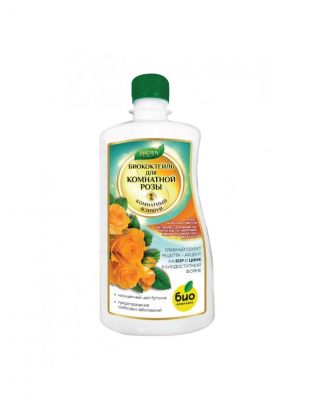 Удобрение Happy, биококтейль для комнатных роз, органоминеральное, жидкость, 500 мл, Био-комплекс