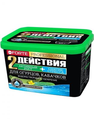 Удобрение для огурцов и кабачков, минеральное, ведро, 500 г, Bona Forte