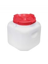 Бочка пластик, пищевая, 20 л, прямоугольная, с широким горлом, в ассортименте, М459, Альтернатива