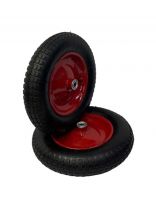 Колесо для тачки резина PR, в ассортименте, 3.00-8/3.25-8, втулка D16 мм, Mawipro