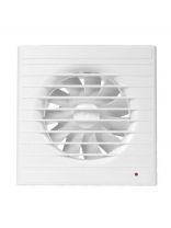 Вентилятор вытяжной настенный, Viento, установочный диаметр 100 мм, 130 м3/ч, обратный клапан, ВИЕНТО 100СК STILL-B