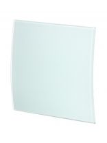 Лицевая панель для вентилятора Viento, установочный диаметр 100 мм, белая, SYSTEM+ Серия SFERA, SFERA glass 100