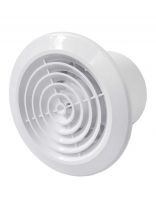Вентилятор вытяжной настенный, Viento, установочный диаметр 125 мм, 18 Вт, 240 м3/ч, 125ДФ
