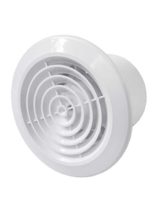 Вентилятор вытяжной настенный, Event, установочный диаметр 100 мм, 13 Вт, 130 м3/ч, Turbo, 100КС