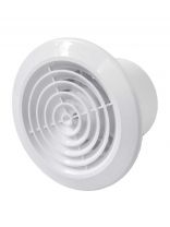 Вентилятор вытяжной настенный, Event, установочный диаметр 100 мм, 13 Вт, 130 м3/ч, Turbo, 100КС