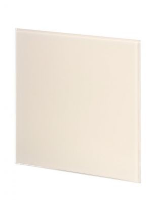 Лицевая панель для вентилятора Viento, установочный диаметр 100 мм, слоновая кость, SYSTEM+ Серия GORIZONT, GORIZONT glass 100ivory