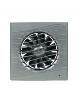 Вентилятор вытяжной настенный, Viento, установочный диаметр 100 мм, 130 м3/ч, gray metal, Волна, В100С STILL gray-B