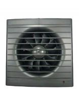 Вентилятор вытяжной настенный, Viento, установочный диаметр 100 мм, 14 Вт, 130 м3/ч, 100С STILL gray