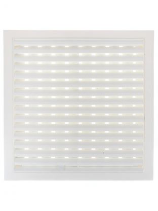 Решетка вентиляционная пластик, 220х220 мм, усиленная, регулируемая, Event, МД2222Р