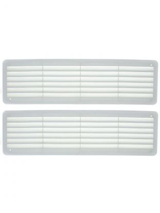 Решетка вентиляционная пластик, 450х130 мм, 2 шт, 50 слоев, Event, 4513ДП