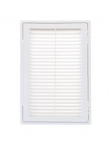 Решетка вентиляционная пластик, 200х300 мм, с сеткой, с дверцей, Event, 2030ДФ