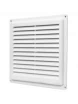 Решетка вентиляционная пластик, 170х170 мм, с сеткой, Event, Э1717Н