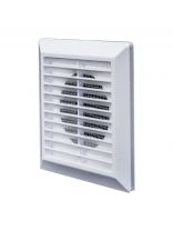 Решетка вентиляционная пластик, разъемная, установочный диаметр 100х175х175 мм, с сеткой, с выходом, Event, Э1717Р10Ф