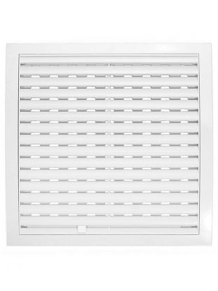 Решетка вентиляционная пластик, 170х170 мм, усиленная, регулируемая, Event, МД1717Р