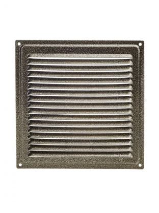 Решетка вентиляционная металл, 150х150 мм, бронза, Event, 1515ВРС