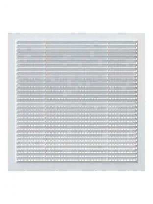 Решетка вентиляционная пластик, 280х280 мм, с сеткой, ERA